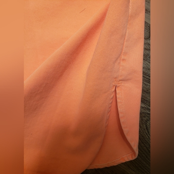 NWT'S PALM ANGEL'S🌴 Sherbert Orange🍊100% Cotton Shacket | Size XSMALL - Picture 16 of 16